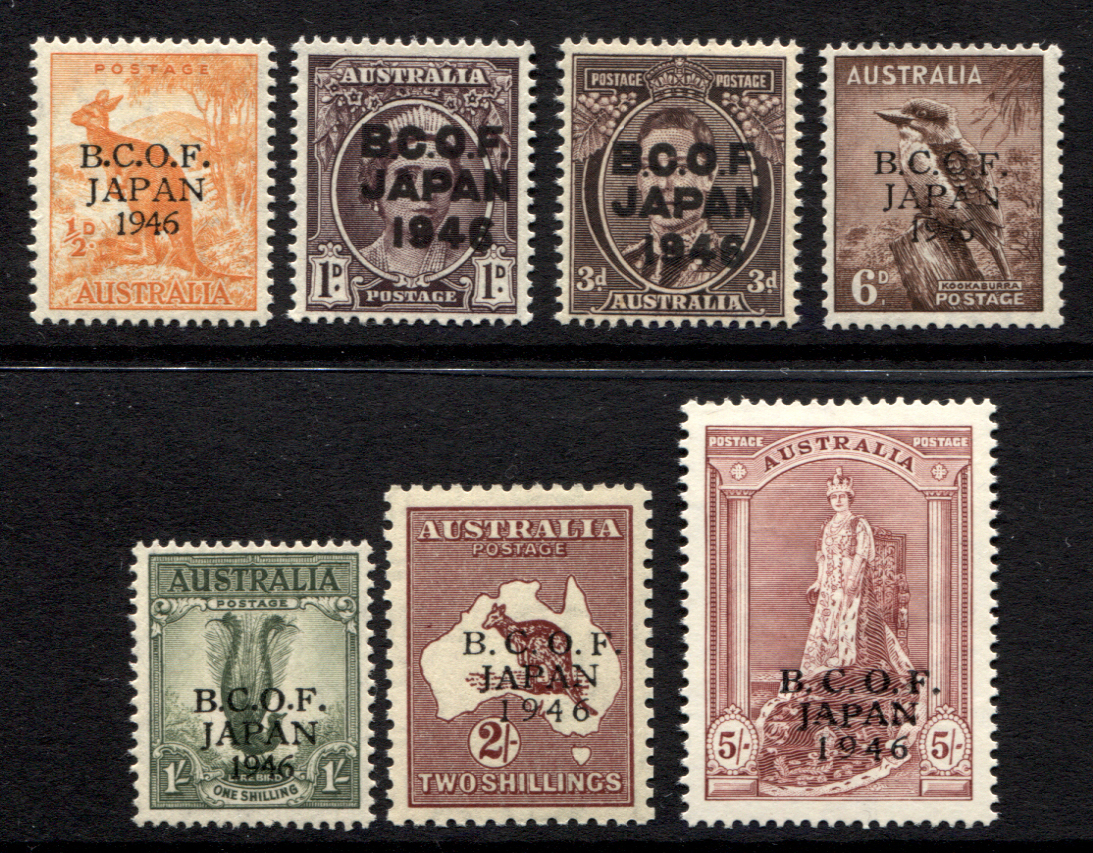 BCOF (Japan) Overprints Archives - Richard Juzwin Stamps